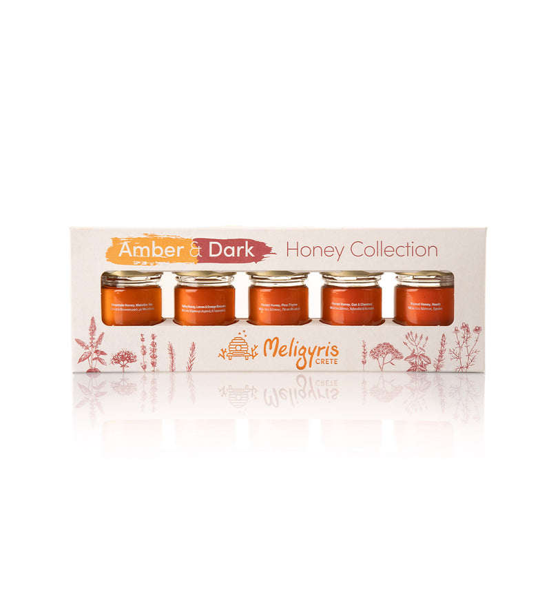 Gift Box Amber & Dark Honey Collection 200g