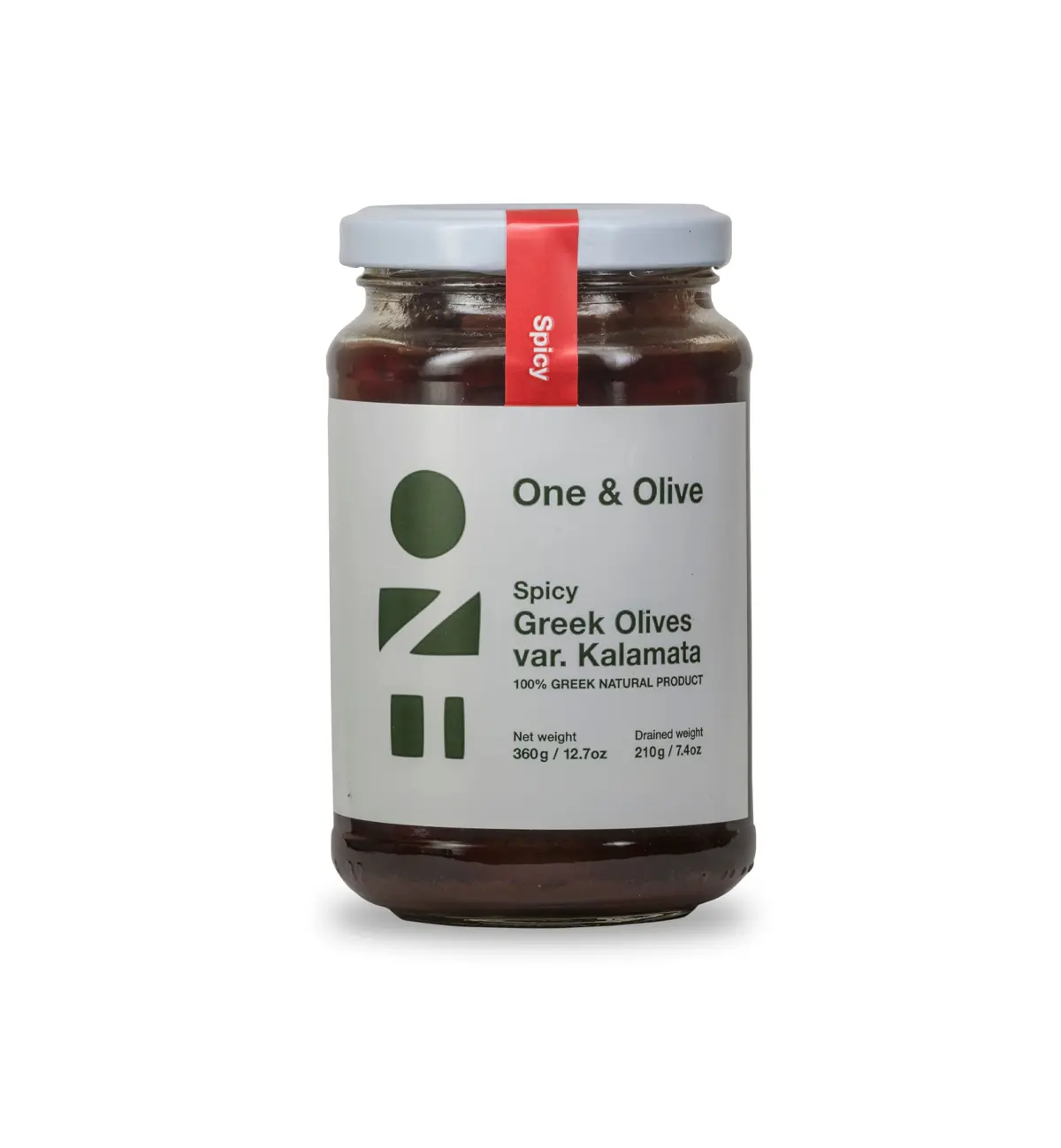 One & Olive Spicy Kalamata Olives 360g