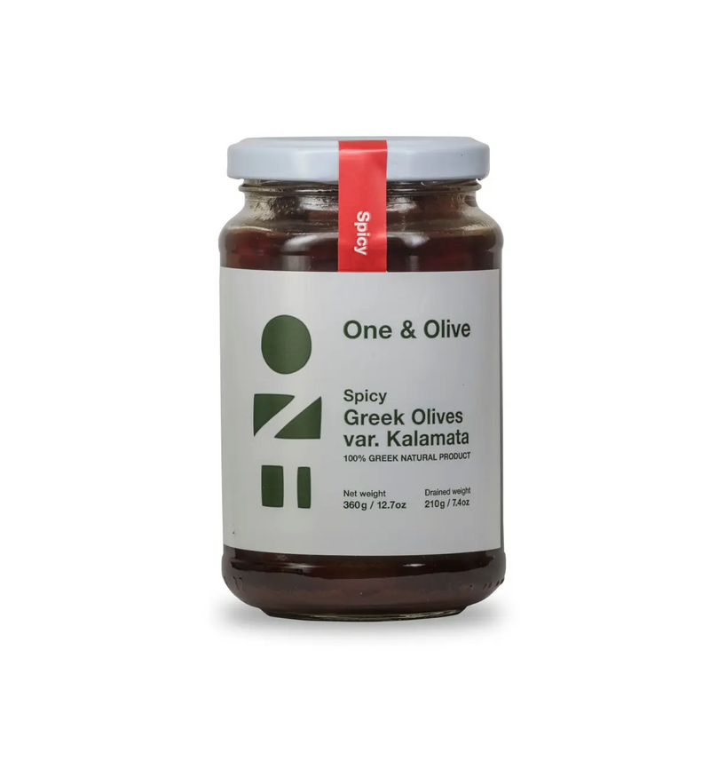 One & Olive Spicy Kalamata Olives 360g